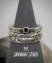 Load image into Gallery viewer, Savanah's Stack Sterling Silver Stacking Rings