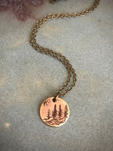 Load image into Gallery viewer, Into the Trees Landscape Necklace