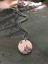 Load image into Gallery viewer, Into the Trees Landscape Necklace