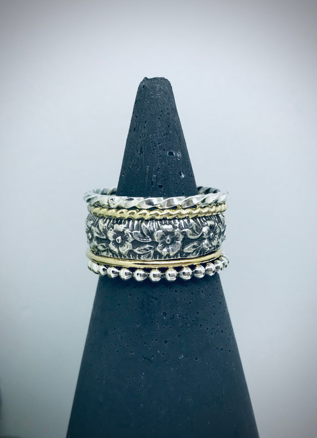 Carolina Stack Mixed Metal Stacking Rings