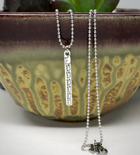 Load image into Gallery viewer, Mama Bear Vertical Bar Necklace