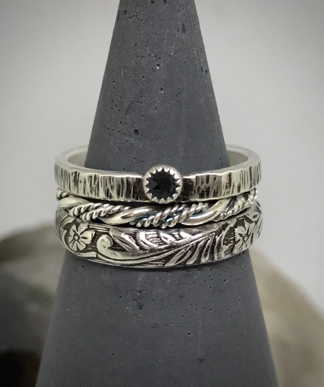 Savanah's Stack Sterling Silver Stacking Rings