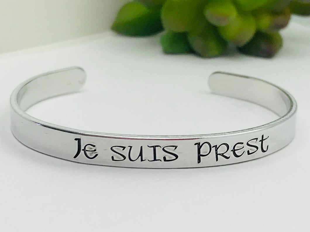 Je Suis Prest Cuff Bracelet