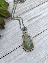 Load image into Gallery viewer, Ocean Jasper Teardrop Necklace