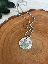 Load image into Gallery viewer, Purple Thistle Necklace