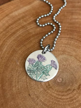 Load image into Gallery viewer, Purple Thistle Necklace