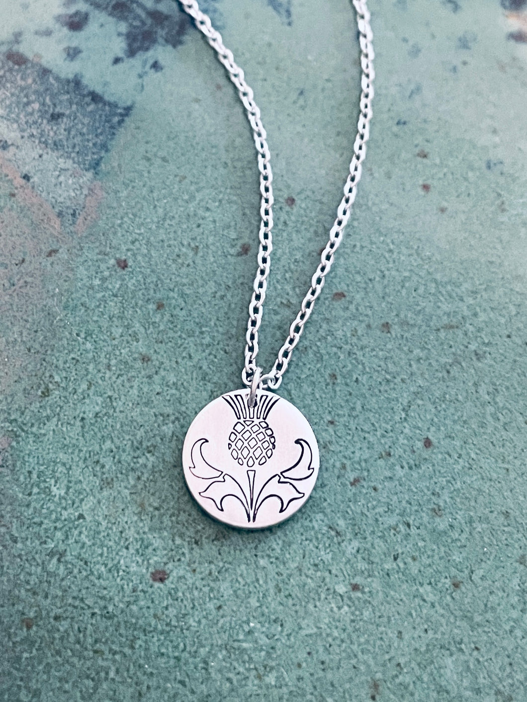 Scottish Thistle Pendant