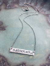 Load image into Gallery viewer, Sassenach Bar Necklace