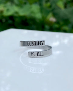 Destiny Is All Wrap Ring