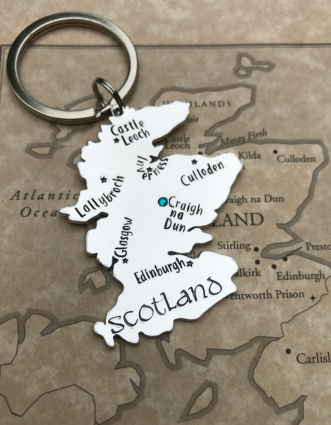 Outlander Scotland Keychain