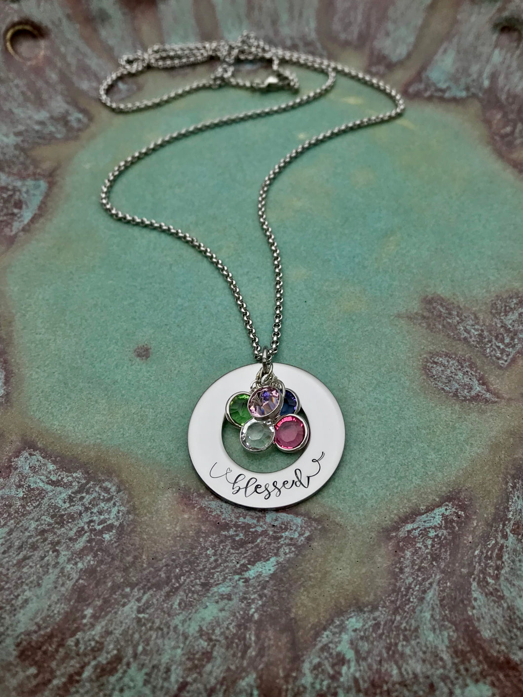 Blessed Birthstone Necklace