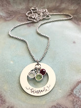 Load image into Gallery viewer, Blessed Birthstone Necklace