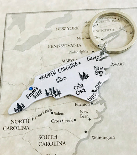 North Carolina Outlander Keychain