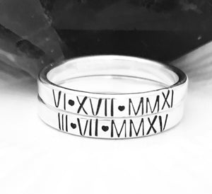 Sterling Silver Name Rings