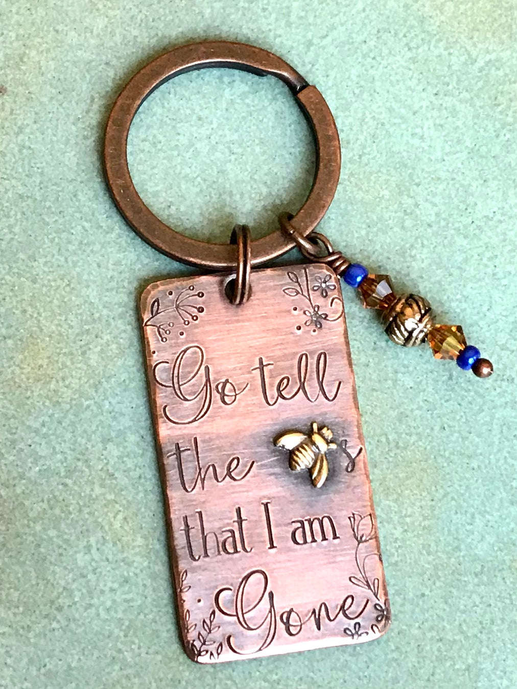 Go Tell the Bees Keychain