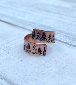 Into The Trees Wrap Ring