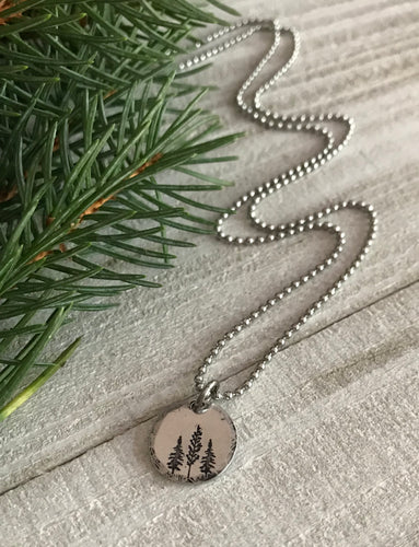 'Into the Trees' Round 3 Tree Necklace